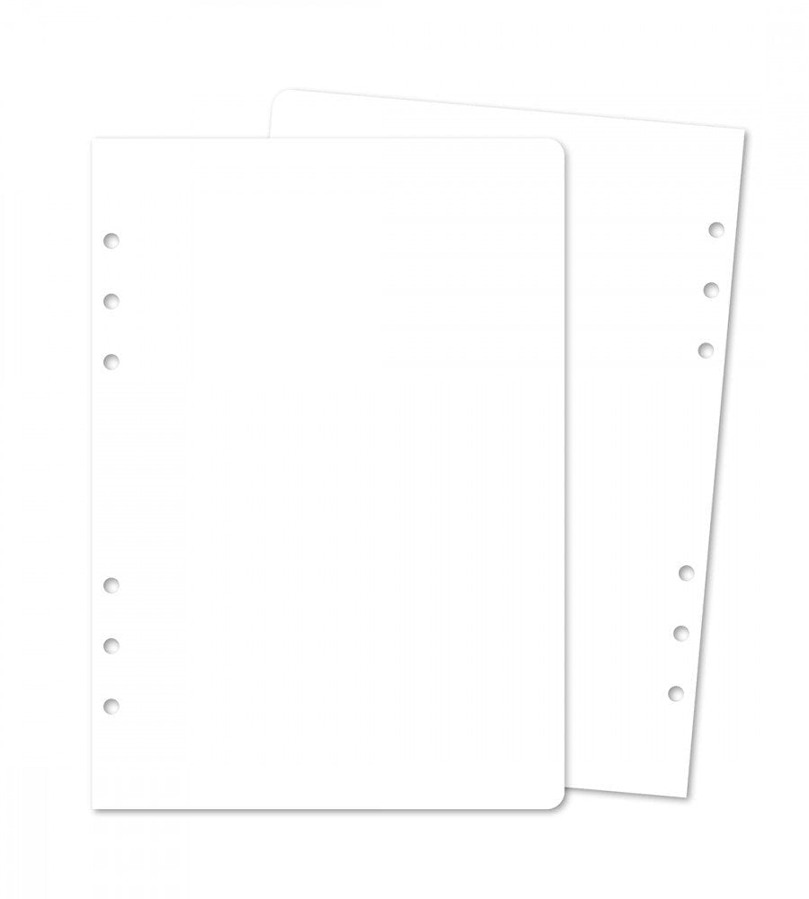 Refillsidor - Blanka 12-pack till Systemkalender - storlek A5 - Personal Planner