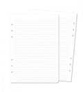 Refillsidor - Linjerat 12-pack till Systemkalender - storlek A5 - Personal Planner