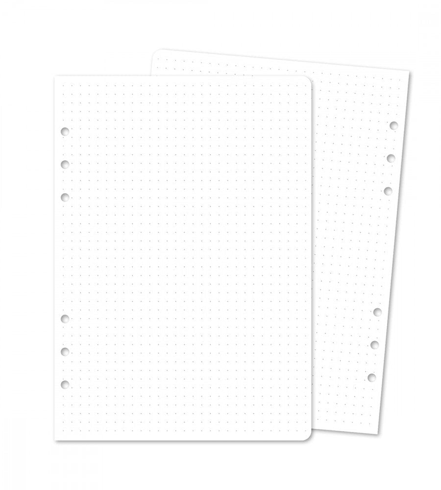 Refillsidor - Punkt-rutor 12-pack till systemkalender - storlek A5 - Personal Planner