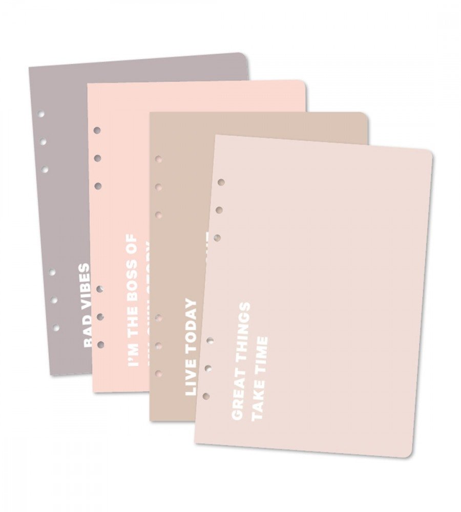 Refillsidor - Utbytbara omslag till systemkalender - A5 - Personal Planner