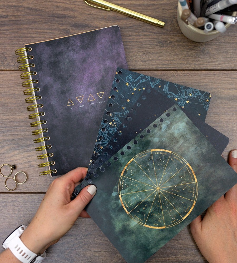 Refillsidor - Utbytbara snap in-omslag till almanacka - A5 - Personal Planner
