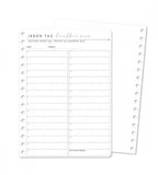 Snap In Refill-Seiten Jeden Tag dankbar sein für Kalender - Größe A5 - Personal Planner