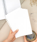 Snap in refillsidor - Linjerat 12-pack till almanacka - storlek A5 - Personal Planner
