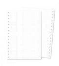 Snap in refillsidor - Punkt-rutor 12-pack till almanacka - storlek A5 - Personal Planner