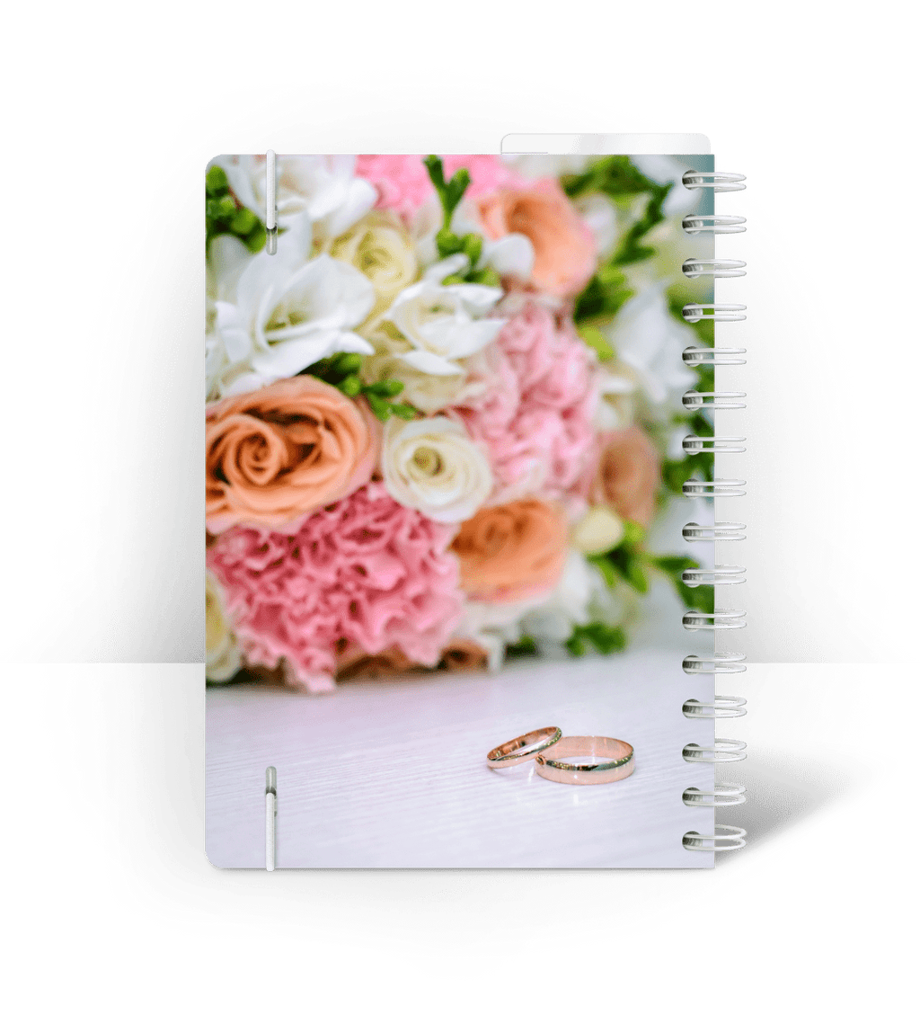 Spiralbindning A5 - Bröllopsgästbok - Personal Planner