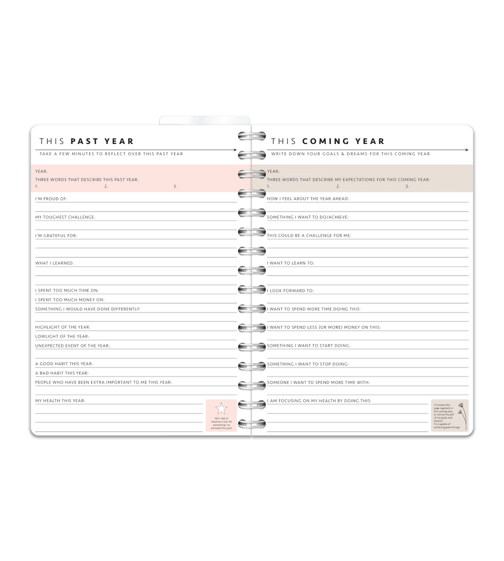Spiralbindning A5 - Selfcare journal - Personal Planner