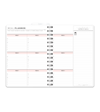 Spiralbindning A5 - Träningskalender - Personal Planner
