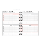 Spiralbindning A5 - Träningskalender - Personal Planner