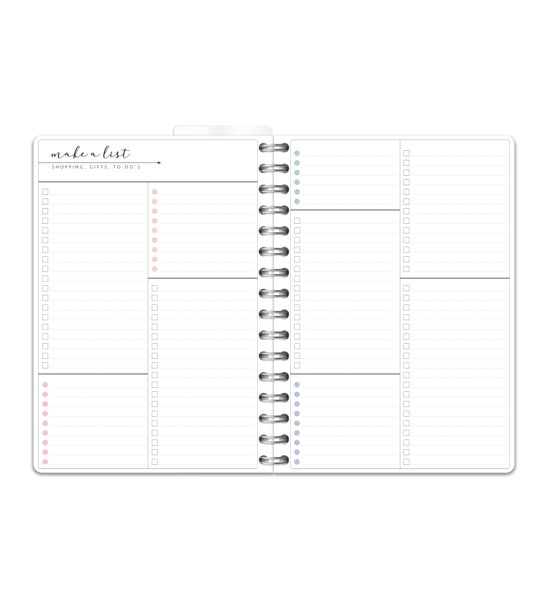 Spiralbindning A5 - Träningskalender - Personal Planner