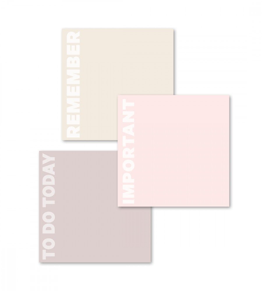 Sticky Notes - Dusty Blush 3-pack - Personal Planner